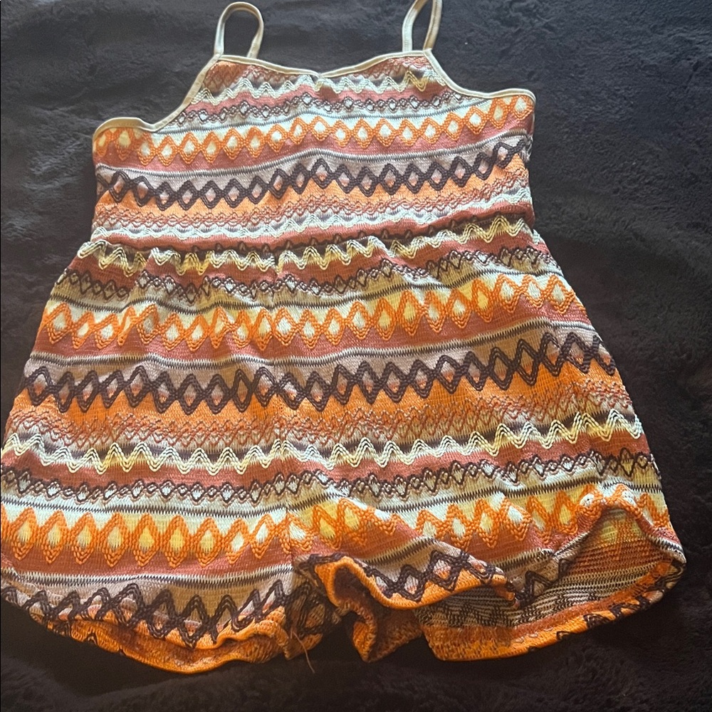 SHEIN Vibrant Zigzag Kids Bodysuit